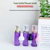 30-Tooth 60ml Translucent Purple Foaming Pump Bottle for Facial Cleanser