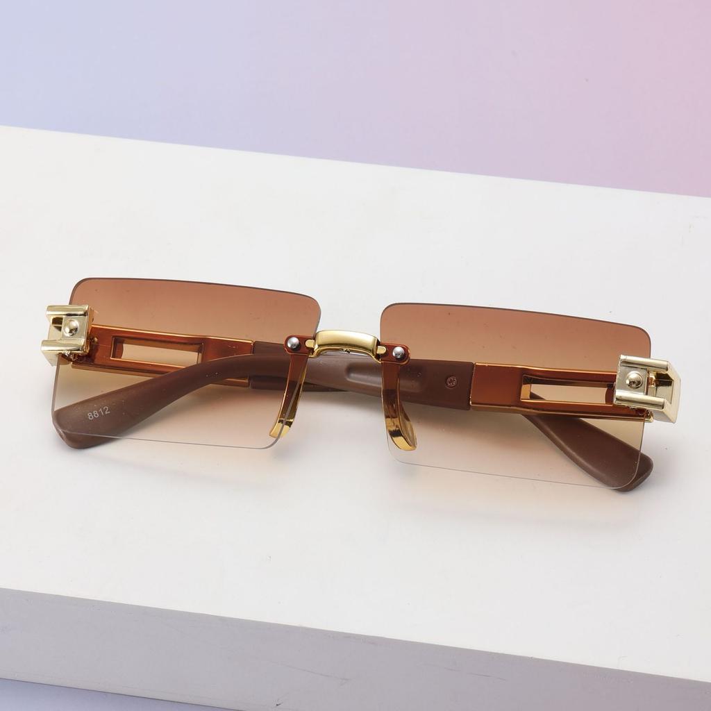 Frameless Trimmed Sunglasses Fashion Sunglasses Adult Sunshade Glasses Sunglasses