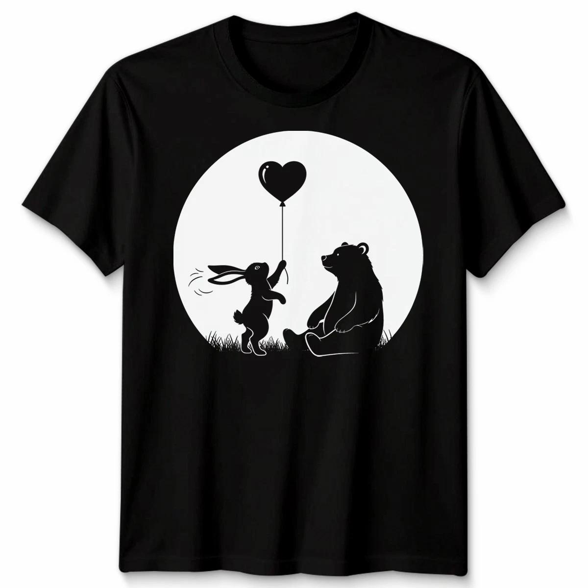 Bunny And Bear Rabbit Bunnies Easter Day Unisex TShirt S
