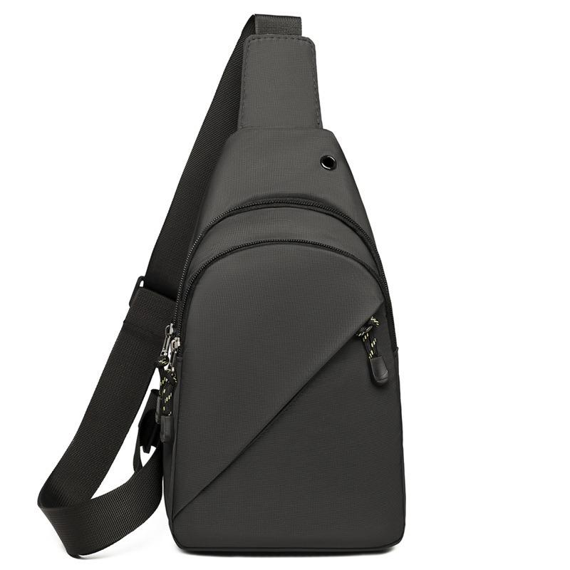 Men's breast bag, multi-functional and fashionable wallet, new large-capacity casual mobile phone small bag, messenger bag.