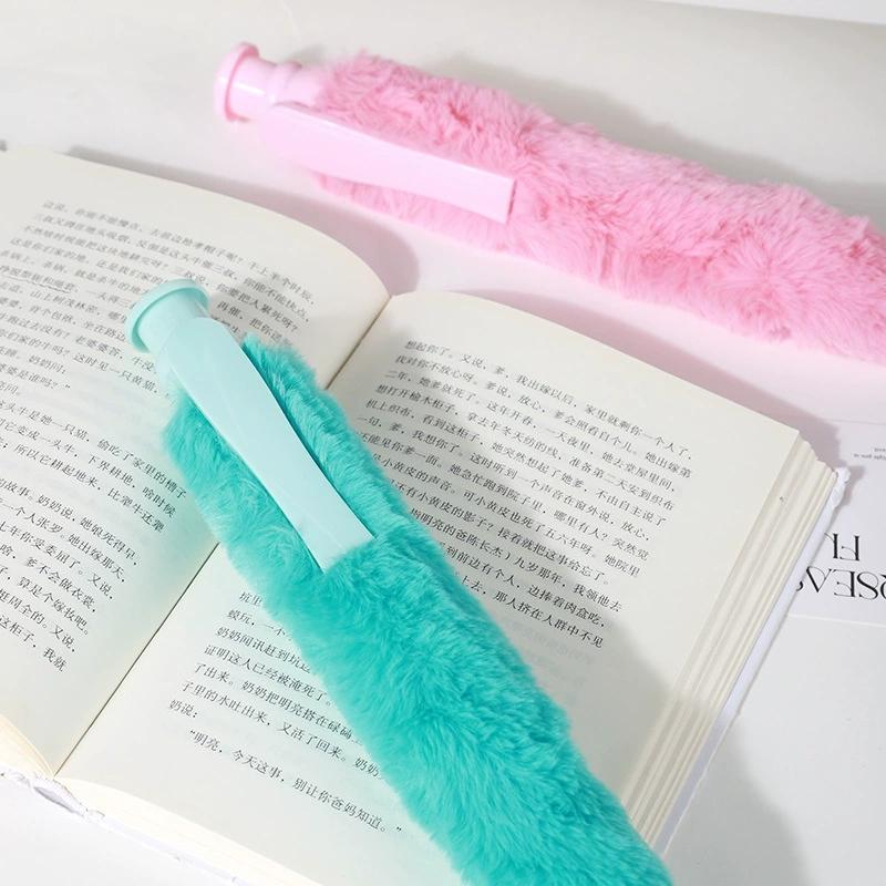 1pcs Jumbo Fluffy Roller Ball Pen 1.0mm Ballpoint Black Color Ink for Writing Office School