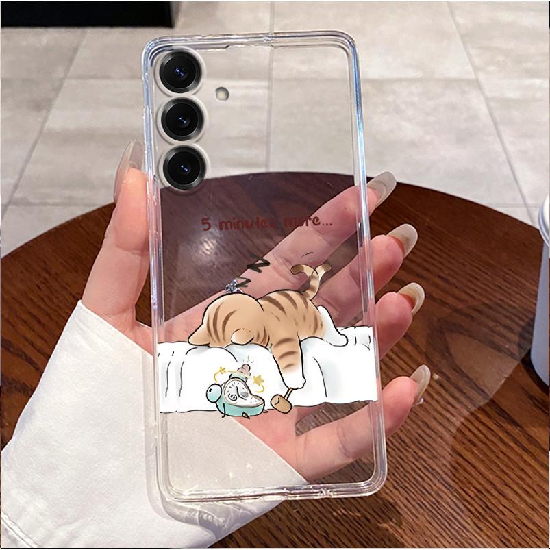 For Samsung S25 FE Case Cover Luxury Cute Rabbit Clear Soft TPU Coque Bumper For Samsung Galaxy S25FE S24 FE S25 FE Protect Case