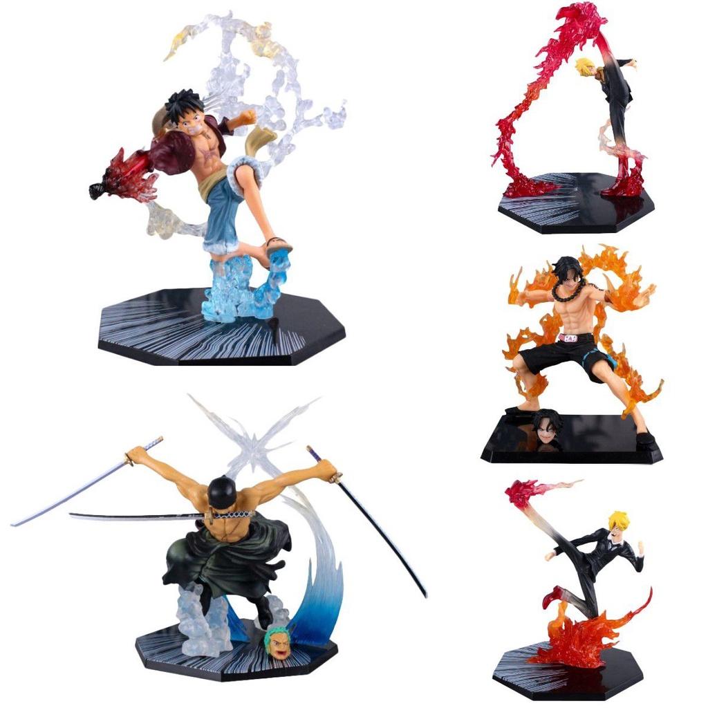 Anime One Piece Mode Monkey D Luffy Vinsmoke Sanji Portgasdace Ornaments Gift