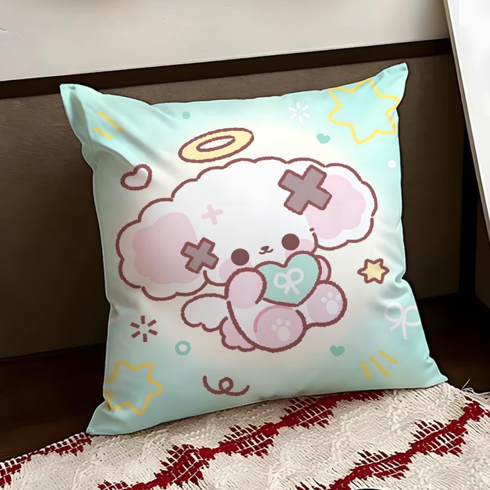 Cute NNono Cushion Cover Reversible Soft Durable Pillow Cover Home  Car MultiScene Use for Daily Comfort