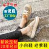Sommer Fischer Schuhe Damen 2025 neu Mesh atmungsaktiv Freizeitschuhe flacher Mund flache Sohle Schuhe Damen vielseitige Schnürschuhe Damenschuhe