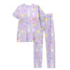 Women's Easter Bunny Print Short Sleeve Pajama Set