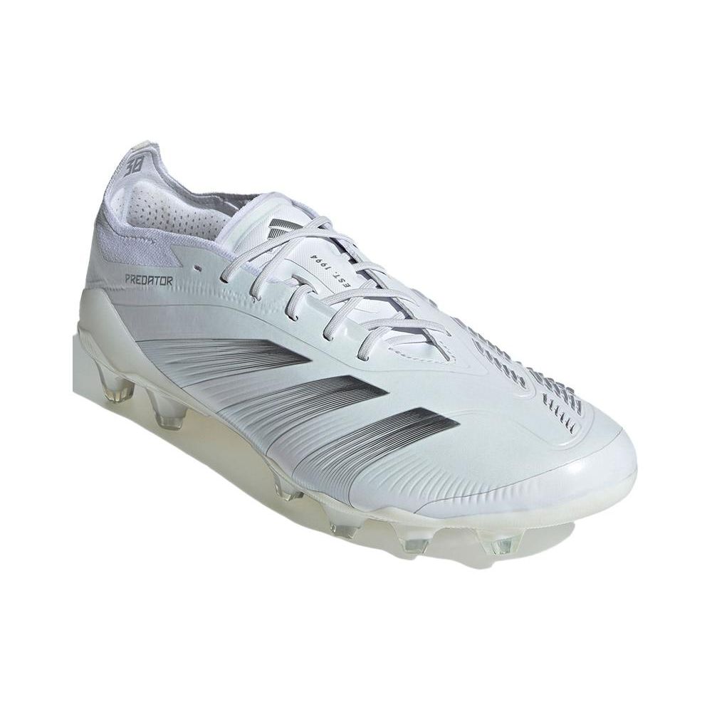 Adidas Predator Elite Round Toe Lace-Up AG HG Soccer Shoes Unisex Soccer Shoes White IG5423