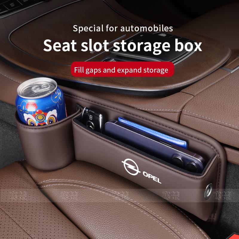 Car Seat Gap Multifunction Crevice Storage Box For Opel OPCline ASTRA CORSA INSIGNIA MOKKA VECTRA GRANDLANG ZAFIRA GTC Tigra