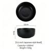 6.5 Inch Japanese Ramen Bowl Set 1000ml Large Ceramic Noodle Bowl Microwave and Dishwasher Safe, Vintage Japanese Style Soup Bowl for Udon, Pho, Salad