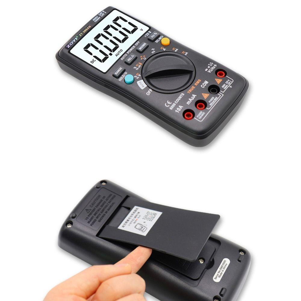 Professional Bluetooth Digital Multimeter AC/DC Voltage Resistance LCD Display Voltage Detector True RMS Multifunction