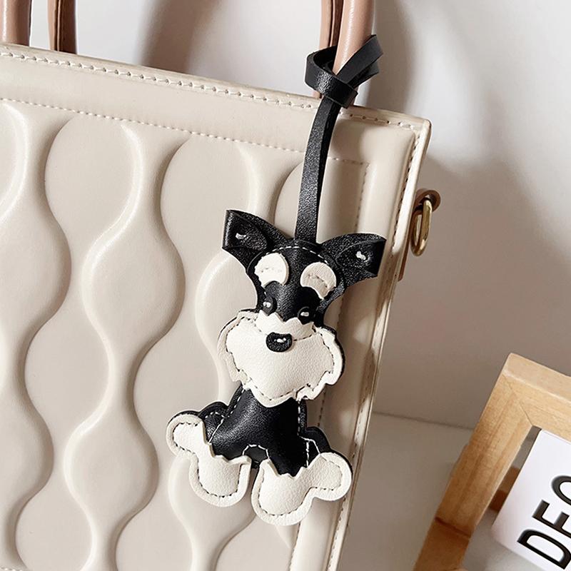 

Кулон Брелок для Собаки Щенка из ПУ Кожи Милый Животный Брелок Женский Шарм для Сумки Подвеска для Сумки Украшение для Девочки Подарки