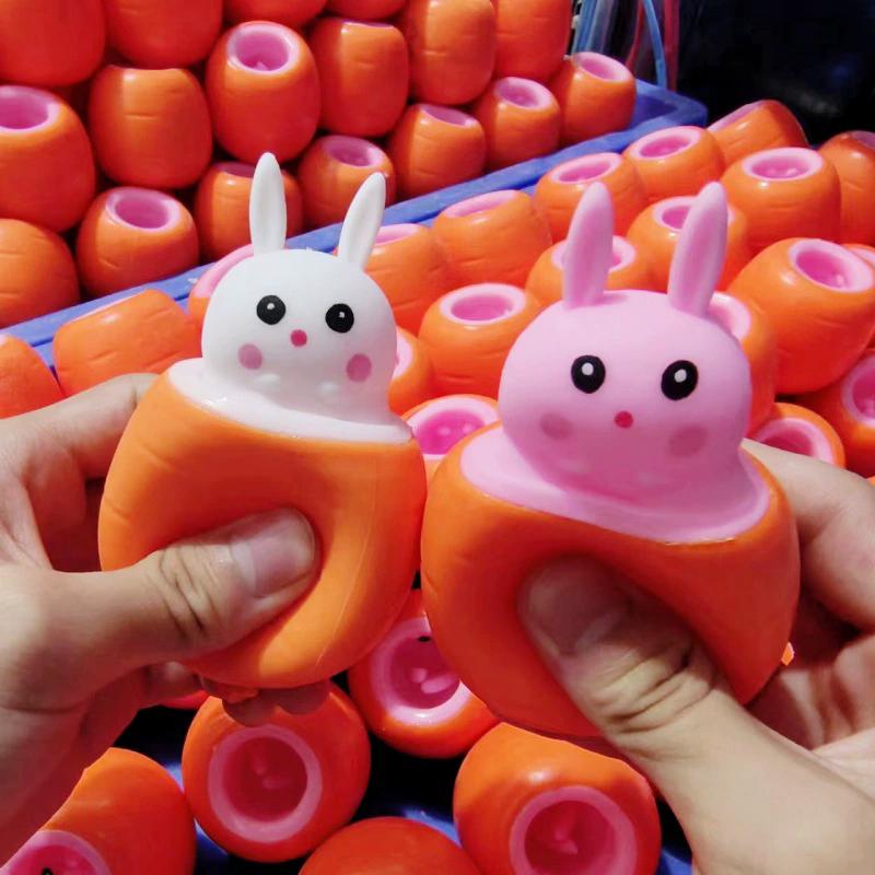 Morsom Pop-Up Sakte Tilbakegående Squishy Ost Mus Kopp Hånd Antistress Lindrer Ekorrkopp Leker for Barn Voksne