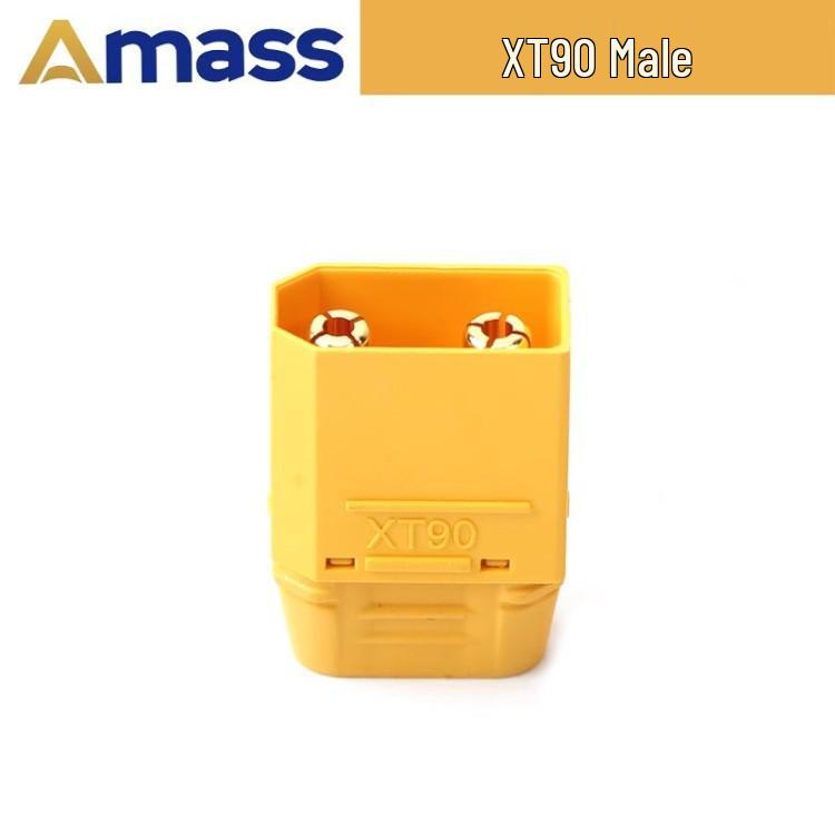 Aimaishi XT90S Anti-Spark Connector Yellow Plug Terminal for Energy Storage