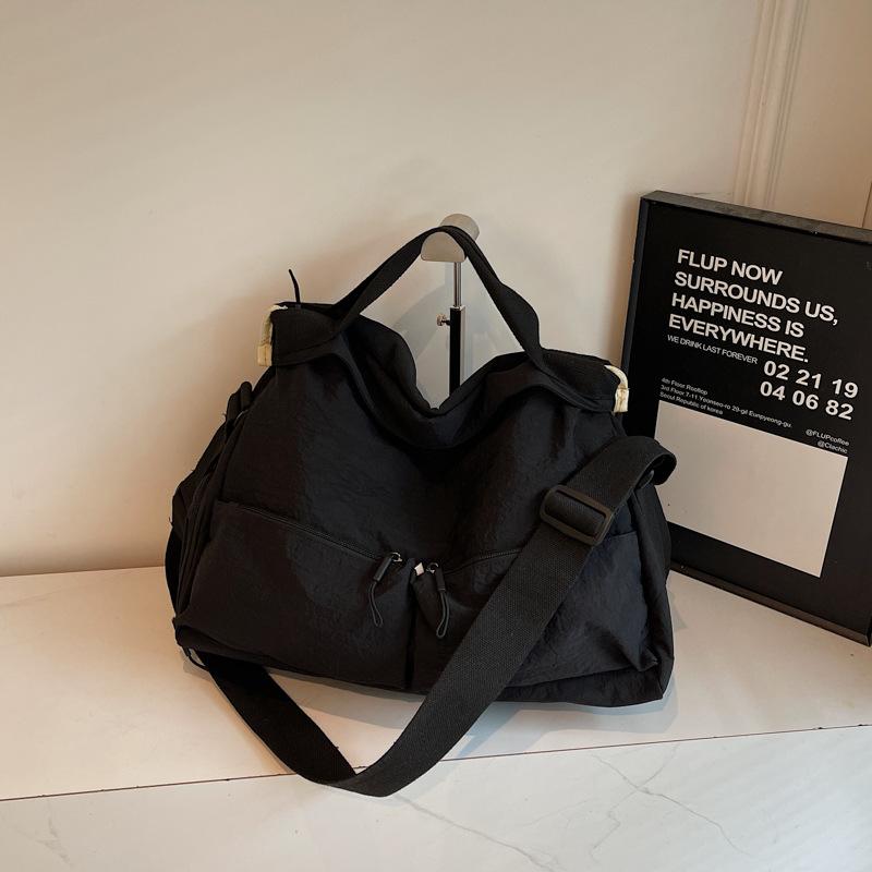 Light Cloth Bag Large Capacity Tote Bag Women's New Casual Versatile Handbag One Shoulder Messenger Bag