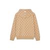 MLB American Vintage Diamond Print Hooded Zip Jacket Unisex jackets Light-Camel 3ATRM0341-43CAL