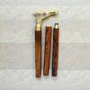 93.98 Cm Handmade Wooden Walking Stick Cane With Brass Horse Head Handle Fathers Mothers Grandfather Grandmother Wedding Anniversary Gift