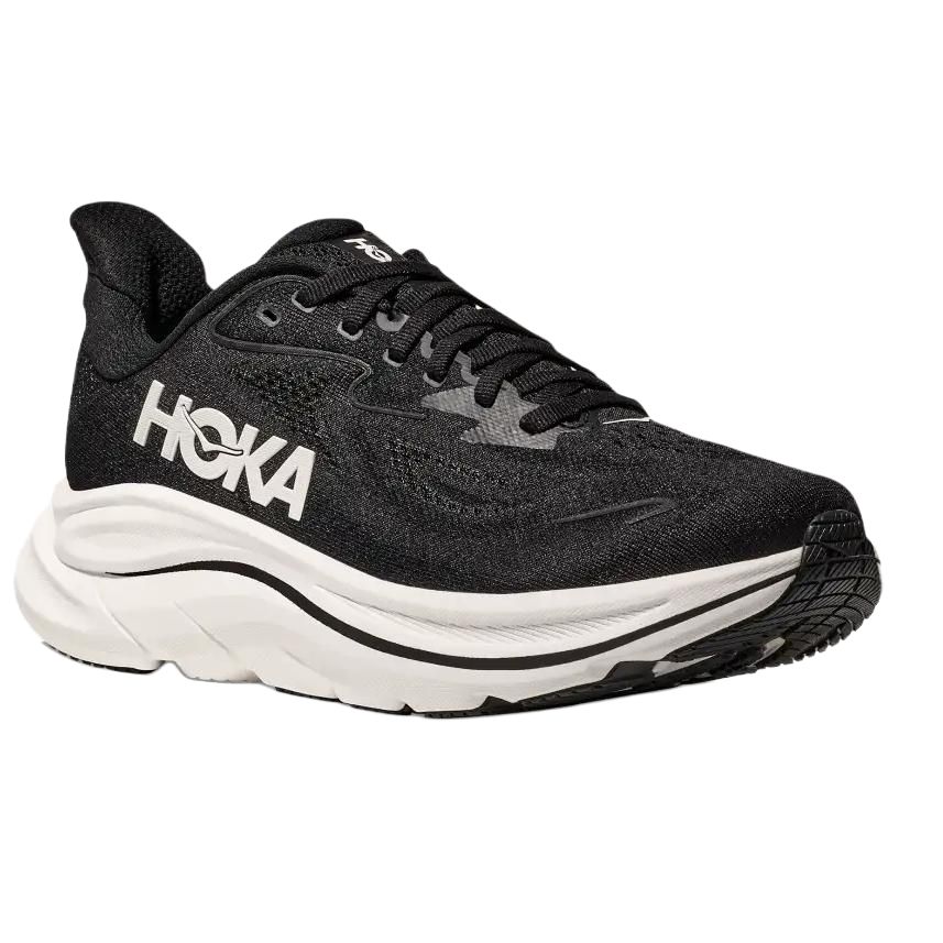 HOKA Clifton 10 Black White Men Sneakers 1162030-BWHT