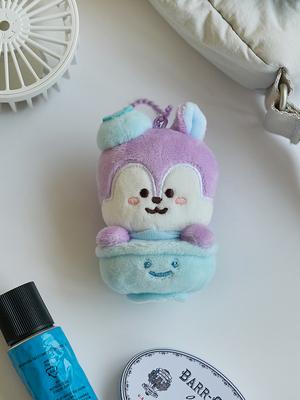 BT21 MANG & RJ Welcome Party Rice Bowl Plush Keyring