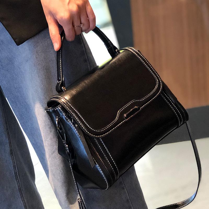 Women's Bag New Underarm Leather Bag Messenger Bag Versatile Large Capacity High-end Leather Women's Handbag Women