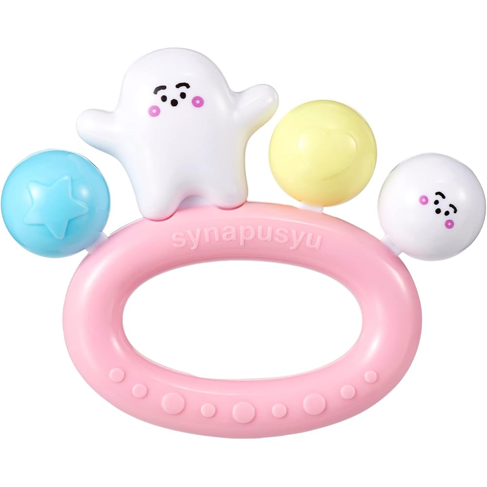 Bandai Shinapushu Pusyu Pusyu Rhythm Bell Toy for Ages 3 Months and Up