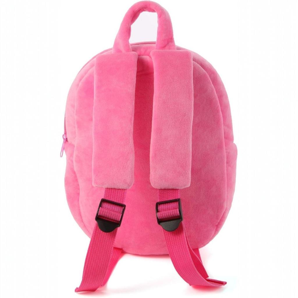 Malvys Unicorn Roz Intens Uni Glow Soft Backpack 27cm – Girls Kindergarten Gift, Plush School Bag, Easy Clean Cute Design