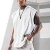 Men Sleeveless Hoodie Muscle Fit Workout Tank Top Casual Gym Sweatshirt