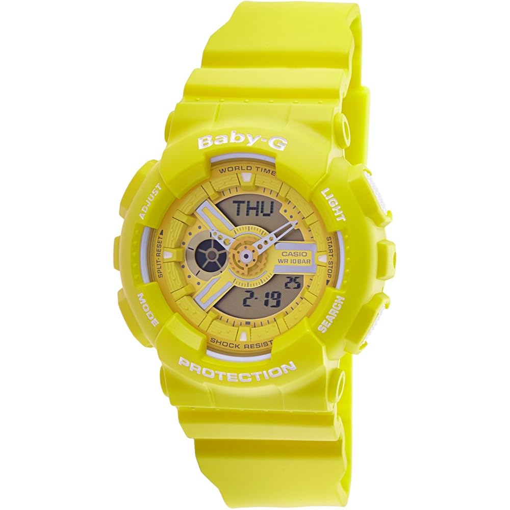 Casio Baby-G BA-110BC-9A Women s Watch Analog Digital Waterproof Yellow