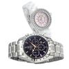 Special Model Pair Watch for Natural Black for Full Sapphire Special Pair Easy Belt Adjustment Tool Included Men, Shell, Japanese-made Chronograph,