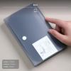 13Pocket Mini Accordion document Organizer, A6 Holder, Portable PP Folder White