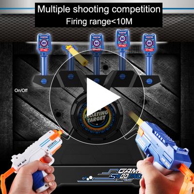 2 In 1 Targets Electric Floating Interactive Toy Passionate Enthusiasts Kids Adult Moving Target Shooting With Soft Bullet Gun