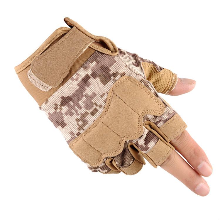 Half-finger Gloves Outdoor Sports Fitness Shockproof Cycling Army Fans Special Forces Tactical Gloves