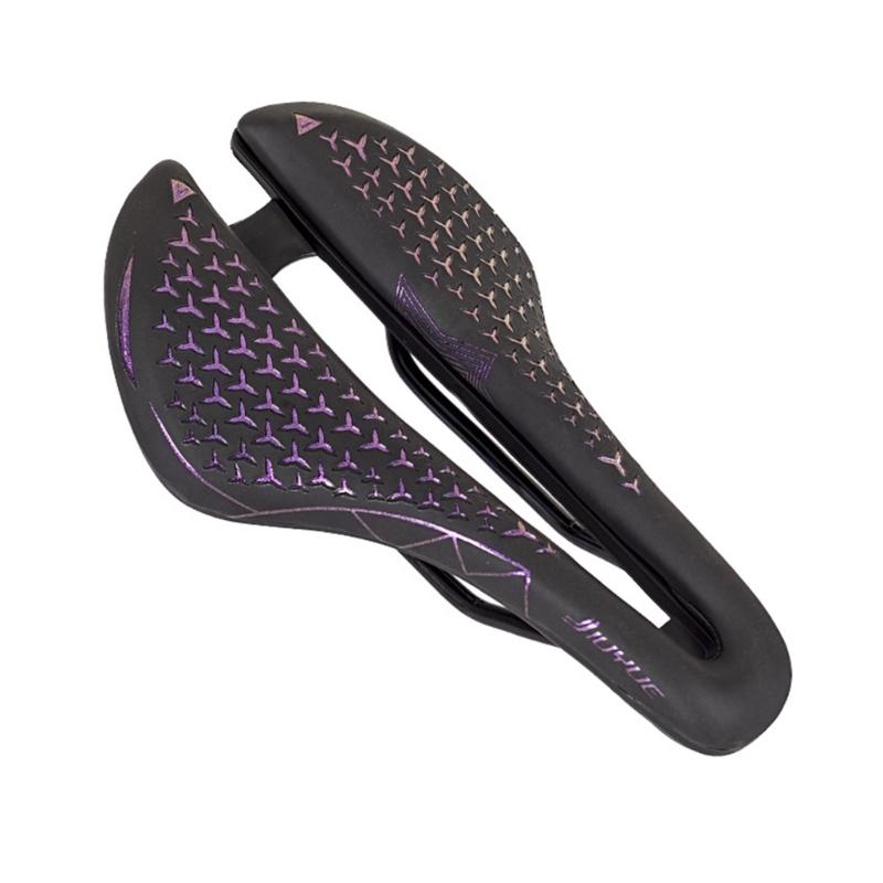 

Bike Saddle Bicycles Seat Cycling Cushion Pad Profession Road MTB Bike Seat чорний/фіолетовий