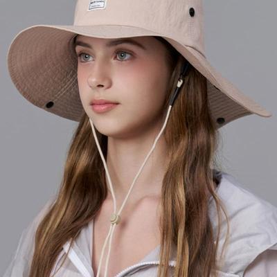 WHITE SANDS Green Label Ripstop Light Wide Bucket Hat Bell Button (4 Colors)
