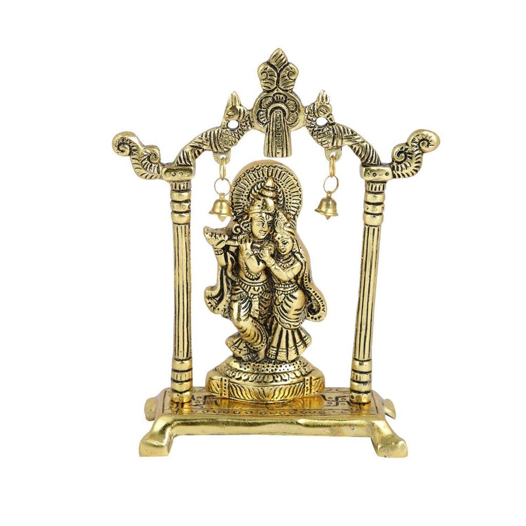 Krishna Idol Sculpture Statue Figurine Decorative Showpiece for Janmashtami Home Decoration Temple and Gift (Size 7 X 5 Inches) (5 Pieces)