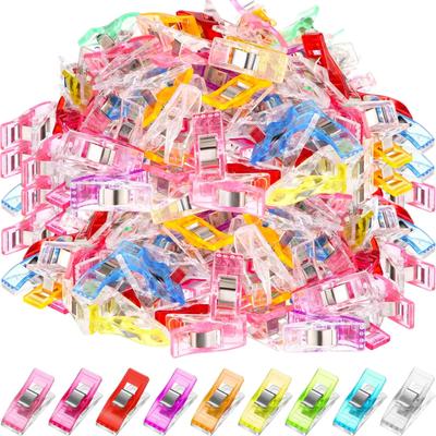 10/20/30PCS Sewing Clips Colorful Clips Multipurpose Plastic Craft Crocheting Knitting Safety Clothing Clips Color Binding Clips Paper
