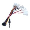 16 Pin Wire Wiring Harness Adapter 5 Plugs For Toyota Radio Stereo Audio System