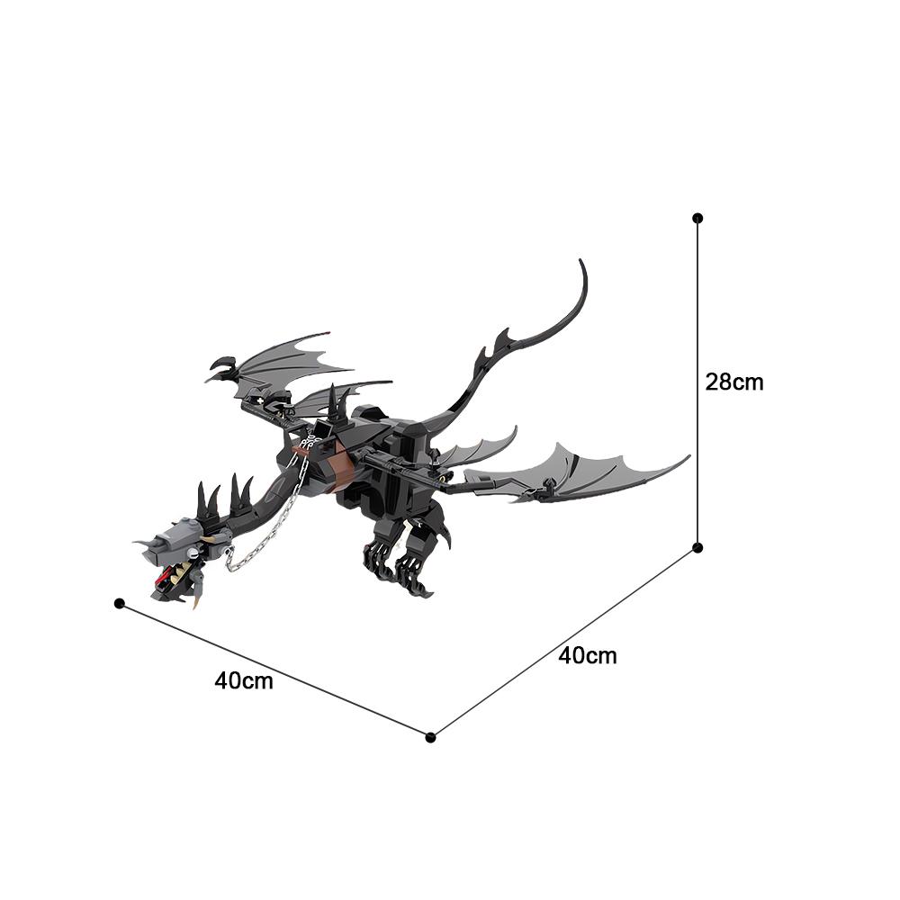 The Fell Beast Bricks Model Rings Movie Series Beast Building Block Creative DIY Assembly Collection Toys Gfit