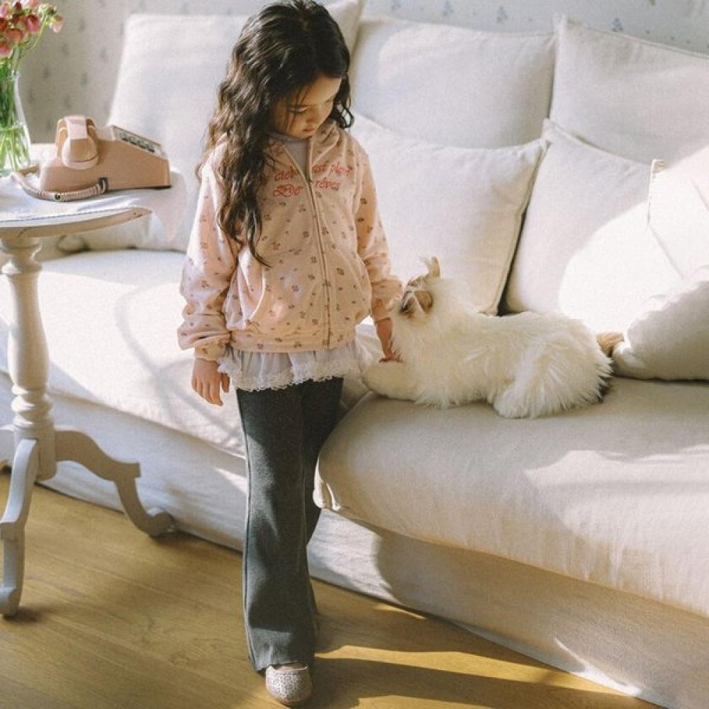 Little Ground Блестящие леггинсы bootcut  76122 416 01 D/GRAY/100