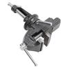 Bench Vise 360 Degree Rotating Cast Steel Small Clamp On Table Vise for Woodworking Jewelry Making
