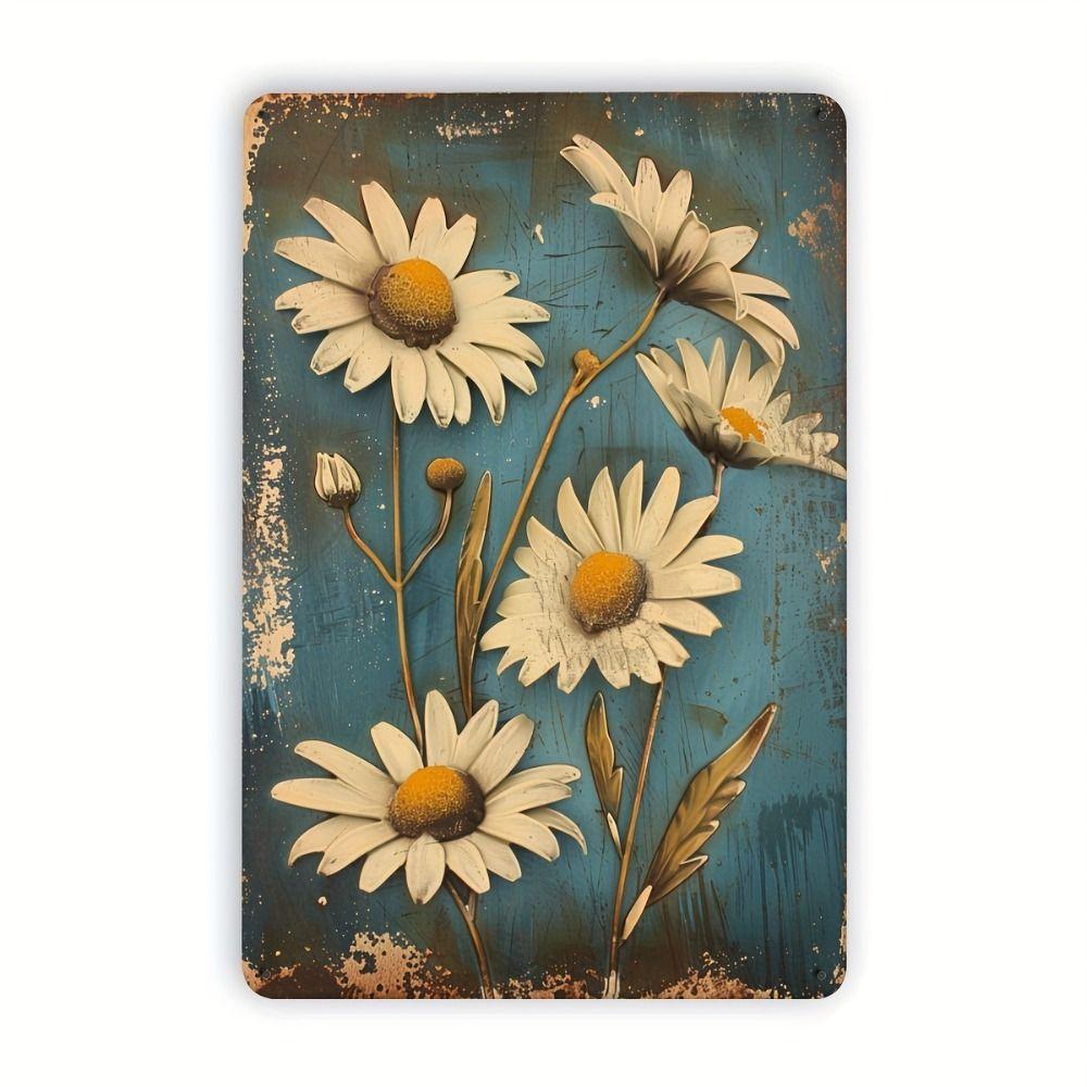 Vintage Metallwandkunstschild Biene Küchen Dekoration Kaffeebar Blechschild