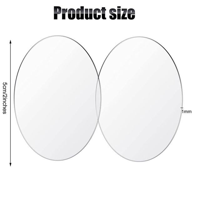 1/2mm Clear Circle Acrylic Sheet Plexiglass Disc Round Sign for Milestone Marker,Name Card,Cricut,Engraving,Painting,DIY Project