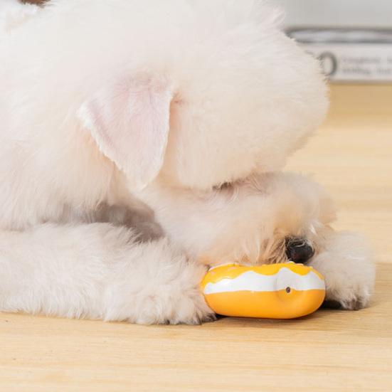 Kulatá zvířecí hračka pro psa Latexová pískací zvířecí hračka pro psa Kousací hračka pro štěně na prořezávání zubů pro agresivní kousače Hračka na aportování