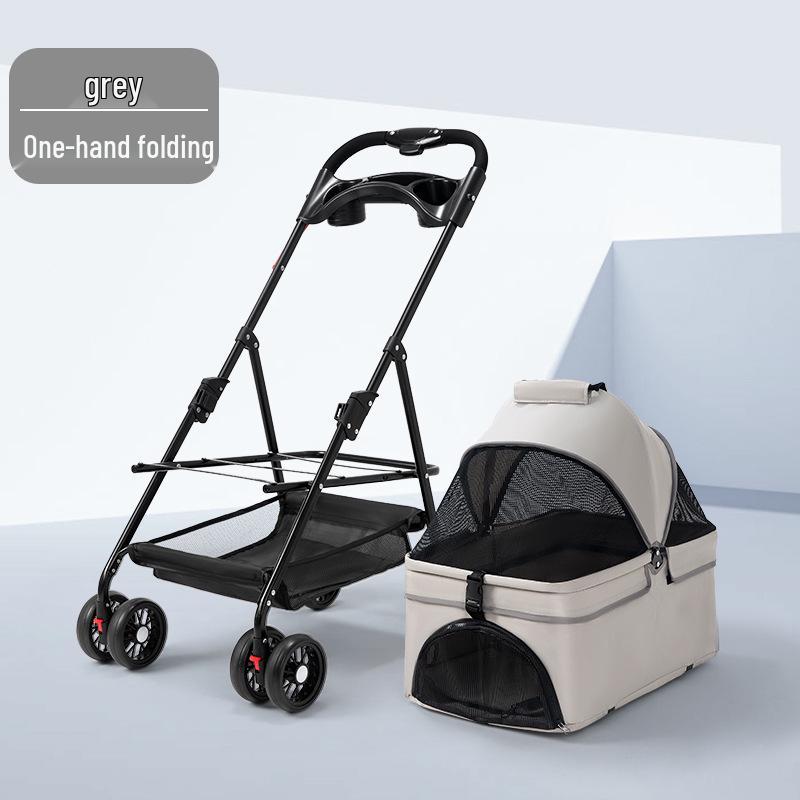 Легкая складная коляска для домашних животных для кошек и собак Pet Stroller