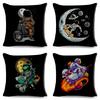 Cartoon Astronaut Sports Cushion Sofa Home Decoration Kids Room Planet Music Pillowcase