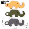 Soporte de Teléfono de Dibujos Animados Lindo Elefante Soporte de Escritorio para Teléfono Móvil Tablet Colgante Llavero Soporte Portátil Mini Pata de Apoyo