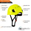 CE Work Safety Hard Hat for Engineer Slotted Ventilated Construction Safety Helmet for Men & Women Industrial Adjustable Ratchet
