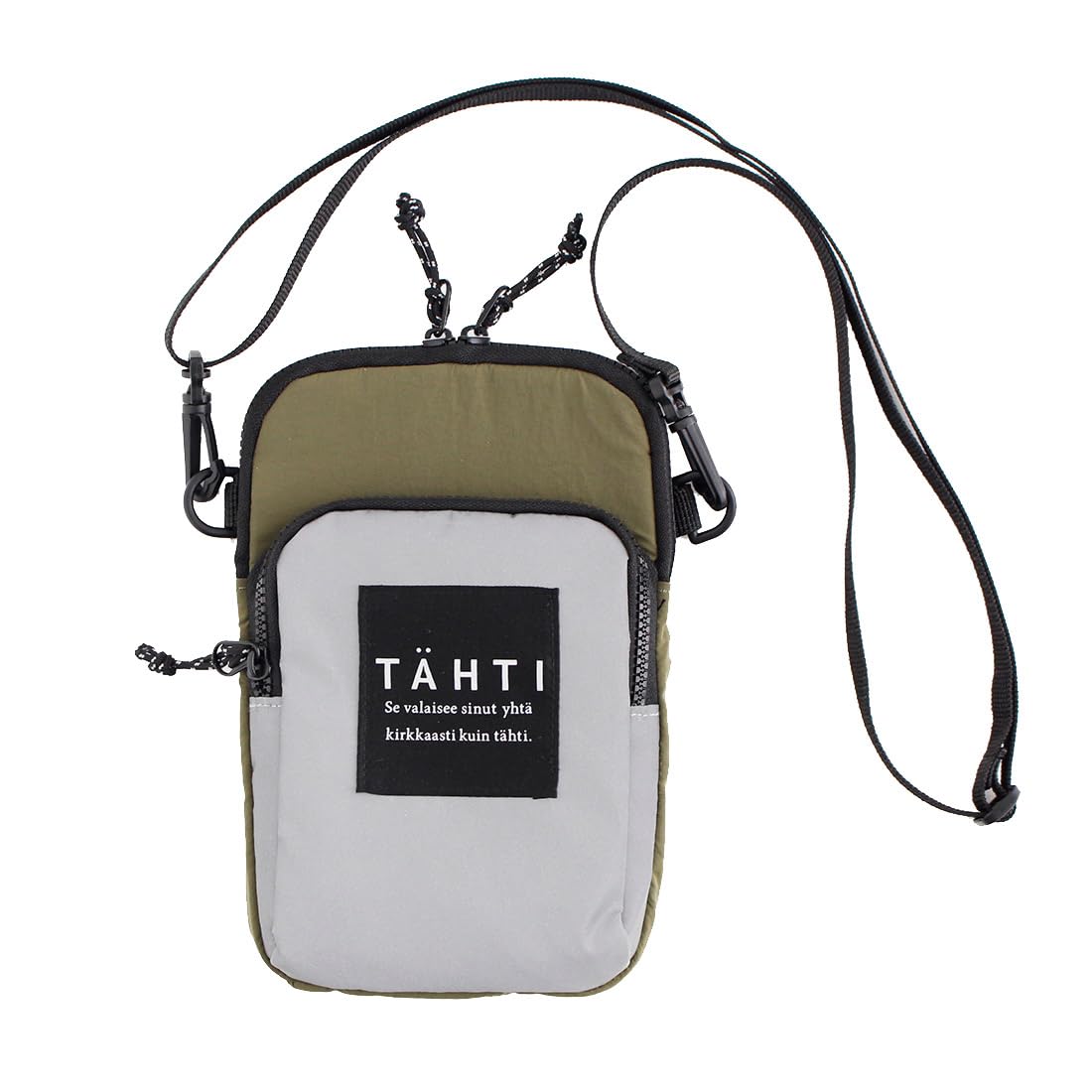 

Shoulder Pouch 0001 Mini Shoulder Pochette Shoulder Bag Crossbody Bag [Blooming] [TAHTI] (Khaki) 000945-0001-01 хаки