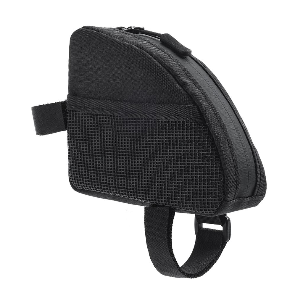 Bike Top Tube Bag Triangle Storage Pouch Compact Reflective Rainproof Design for Road Mountain Commuter Cycling