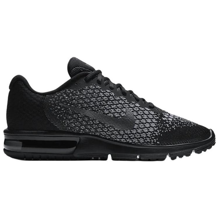 Nike Air Max Sequent 2 Metallic Hematite Women Sneakers Black Metallic-Hematite-Dark-Grey 852465-010
