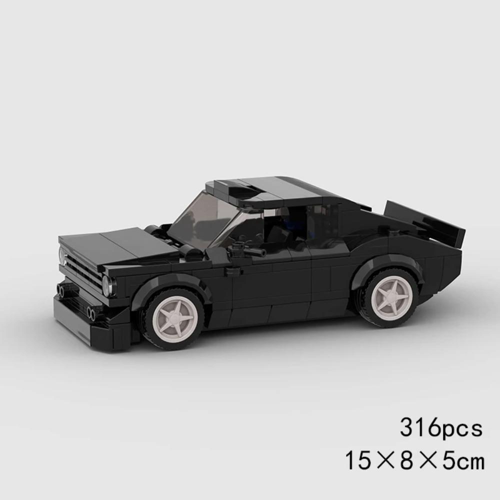 Model Mașină de Curse de Viteză în Oraș Blocuri de Construcție Cărămizi DIY MOC Jucărie Raliu Clasic Sport Vehicul Super Cursă Cadou de Crăciun tehnică